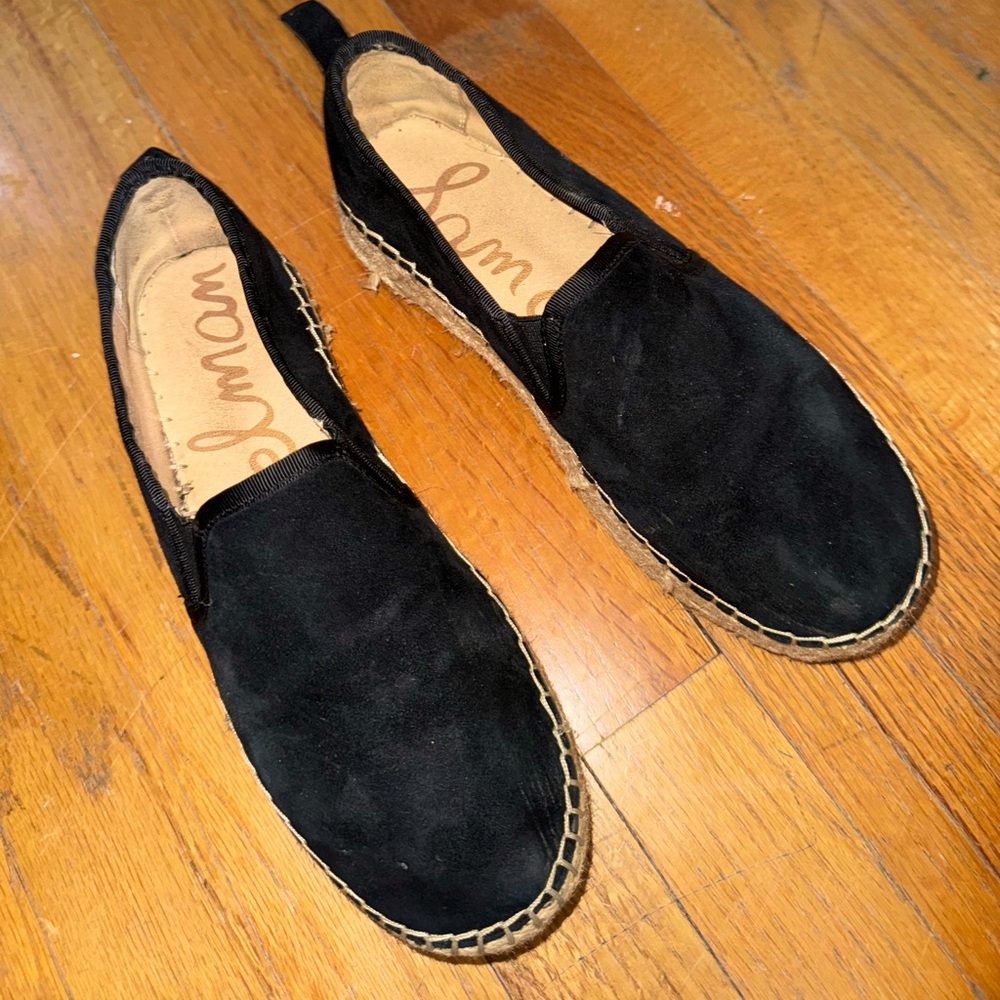 Sam Edelman Black‎ Suede Espadrilles size 7.5